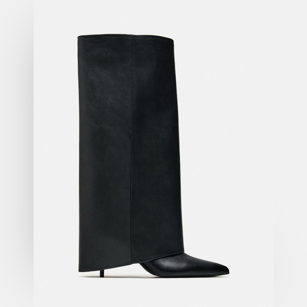 Zara Heeled Gaiter Boots